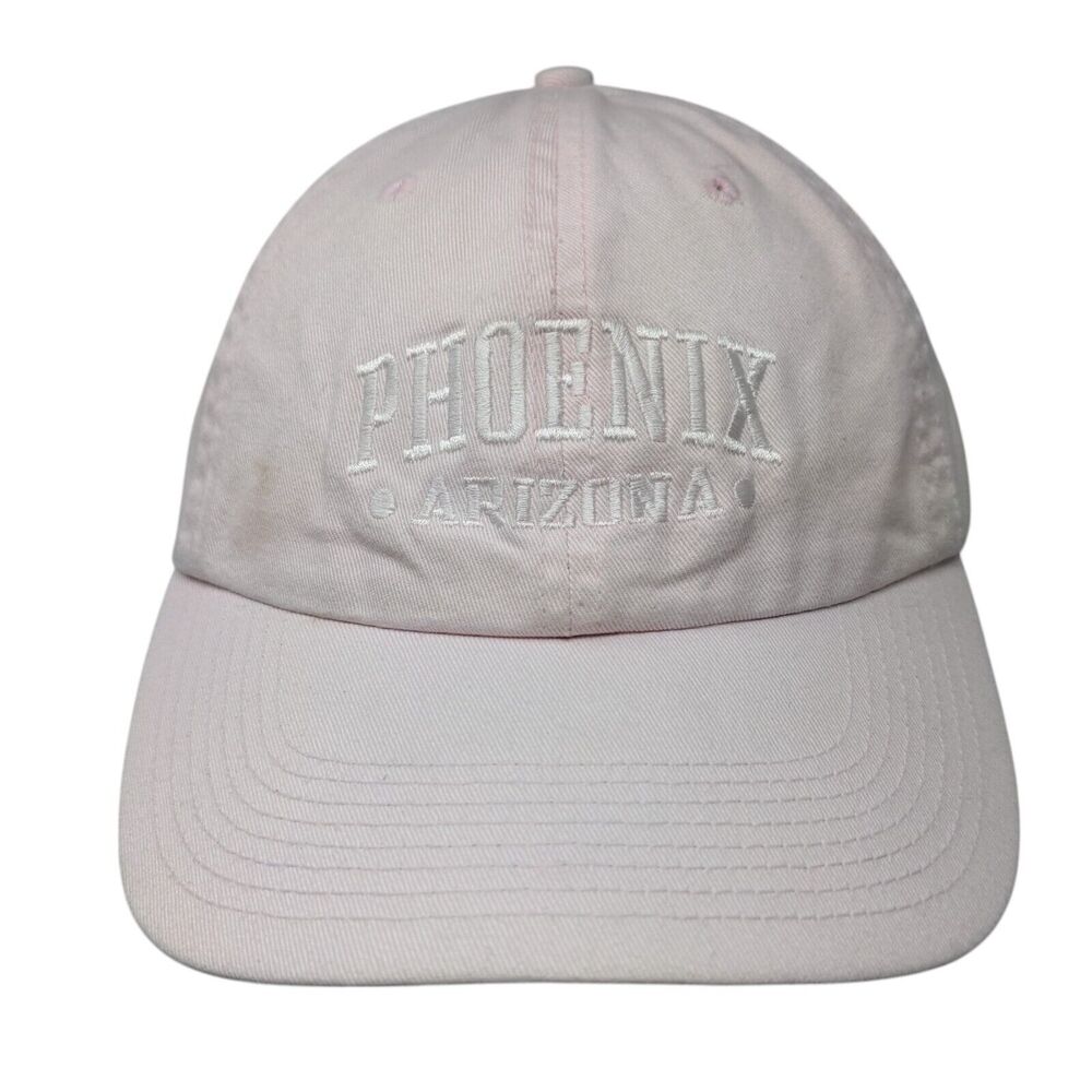 Phoenix Arizona Slideback Hat Pink OSFA Solid Embroidered Fahrenheit